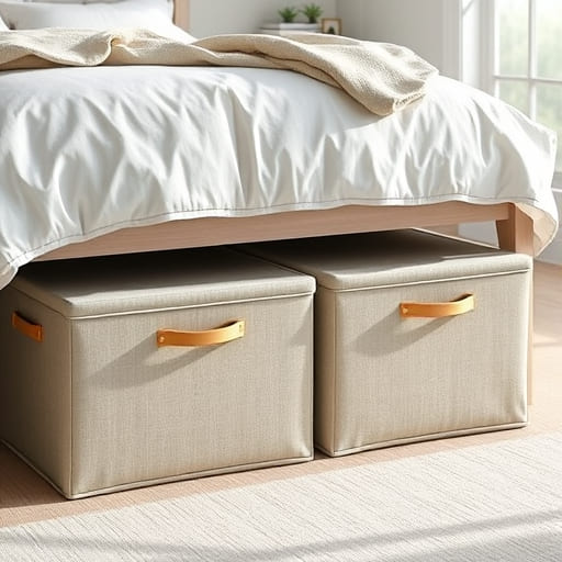 Under-bed storage boxes