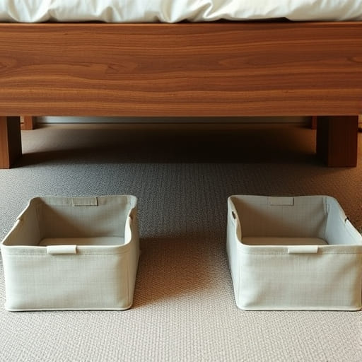Under-bed storage boxes